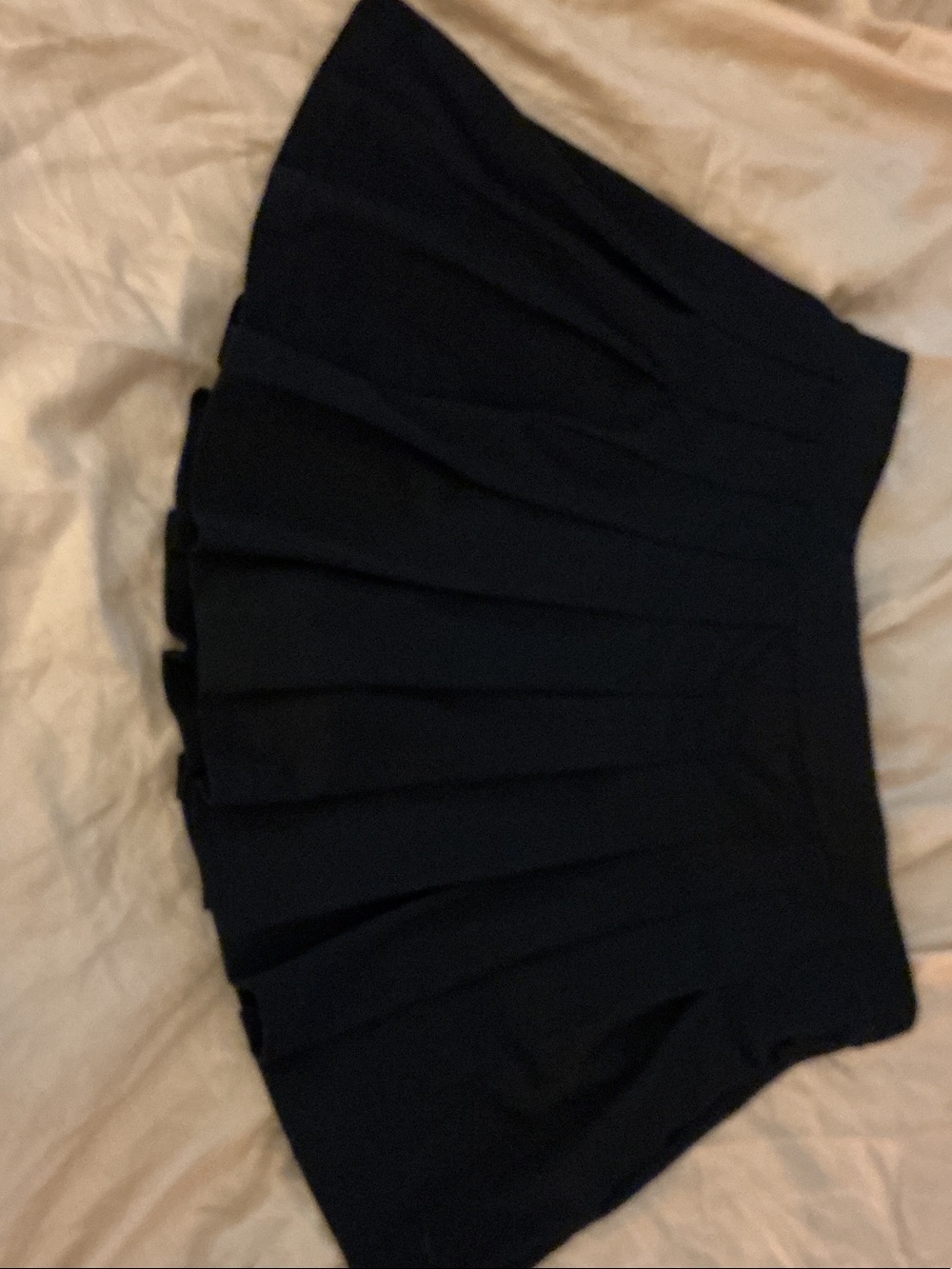 PINK Victoria's Secret Black Pleated Skort